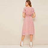 Pink Vintage Dress - SUMMER COLLECTION