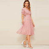 Pink Vintage Dress - SUMMER COLLECTION