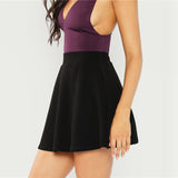 Black Textured Skirt - SUMMER COLLECTION