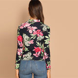 Floral Print Long Sleeve Top - SUMMER COLLECTION
