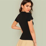 Elegant Scallop Trim Top - SUMMER COLLECTION