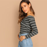 Cross Wraped Off the Shoulder Top - SUMMER COLLECTION